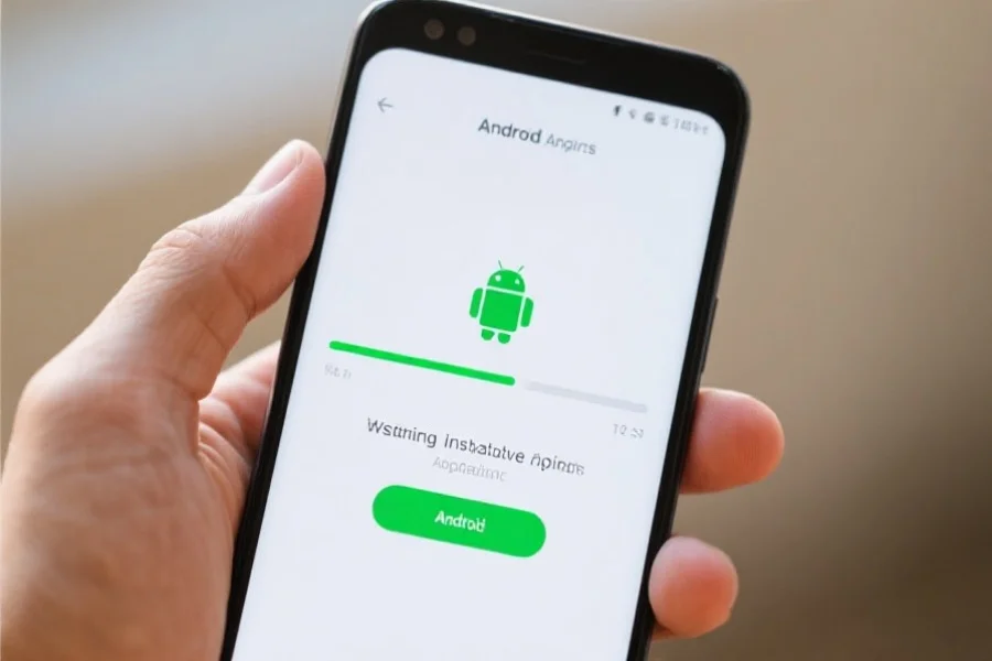 安卓手机正在安装恒行6App